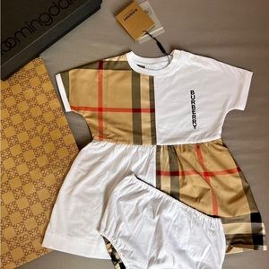 Burberry Girl baby 18mo Panel Dress